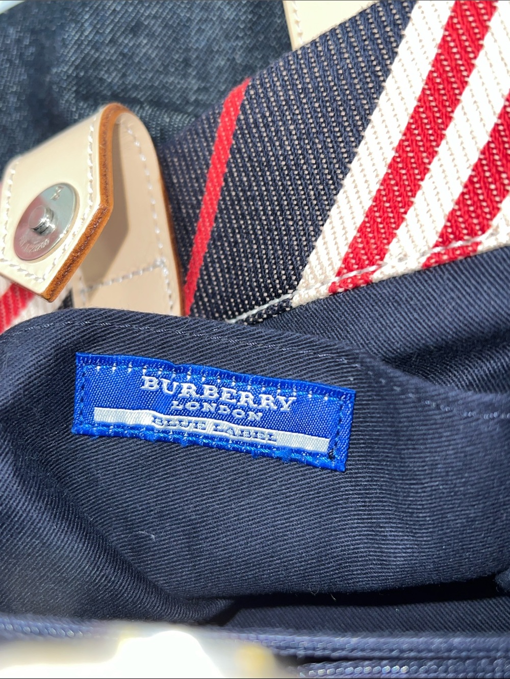 Burberry Blue Label Denim Tote - Picture 14 of 15
